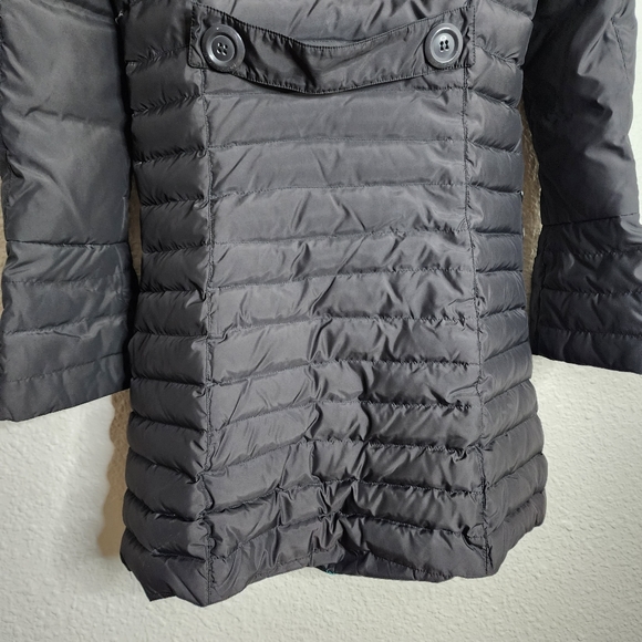 Betsey Johnson Down Filled Quilted Puffer Jacket Women's Size Small Gray - Picture 6 of 8
